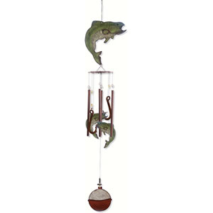 Sunset Vista Designs Fish Wind Chime - Catch of the Day - 36 inch