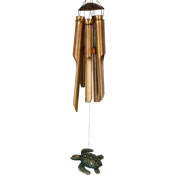 Details about   Wind chime bamboo and coconut decor sea turtle show original title 